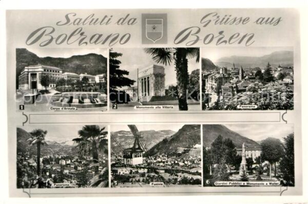 Bozen Suedtirol Korpskommando Siegesdenkmal Panorama Se