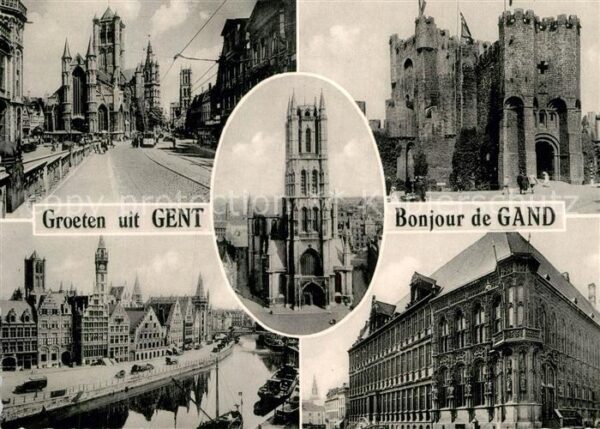 Gent Gand Flandre Kirche Schloss Grafenburg Kathedrale Ka