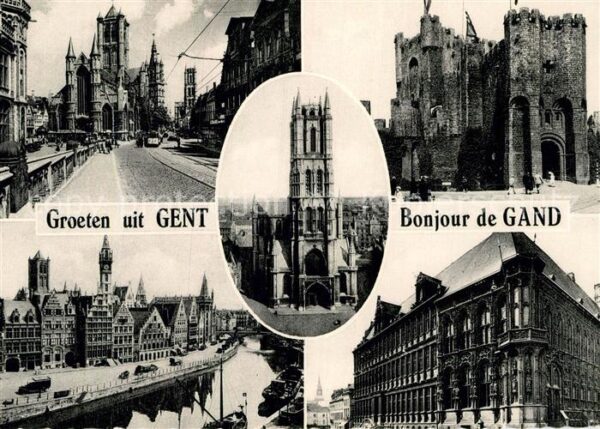 Gent Gand Flandre Kirche Schloss Grafenburg Kathedrale Ka