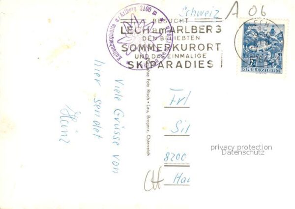 Lech Vorarlberg Kaltenberghütte am Arlberg gegen Erzber – Bild 2