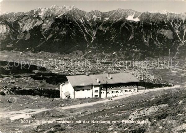 Innsbruck Panorama Blick vom Petscherkofel Bergha