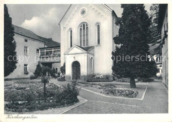 Altoetting St Franziskus Haus Kirchengarten