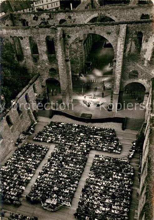 Bad Hersfeld Festspiele in der Stiftsruine Bühne Zus