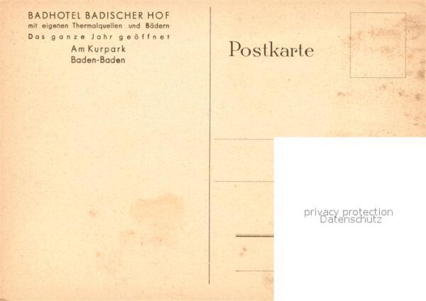 Baden-Baden Badhotel Badischer Hof am Kurpark – Bild 2
