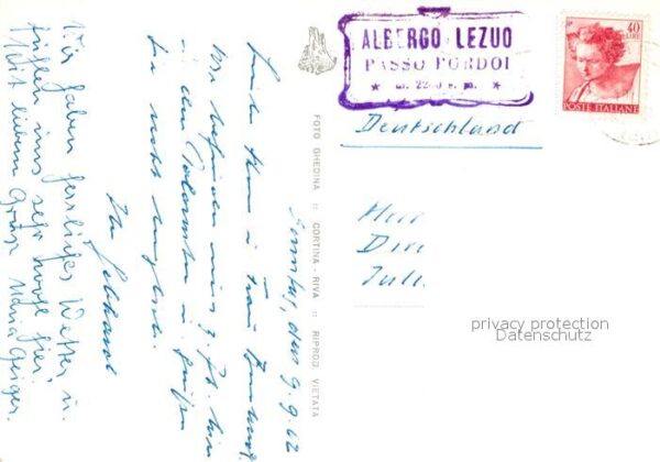 Passo Pordoi Albergo Ristorante Lezuo Cima Pordoi Ge – Bild 2