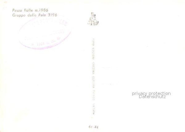 Passo Rolle Gruppo delle Pale Albergo Gebirgspass D – Bild 2