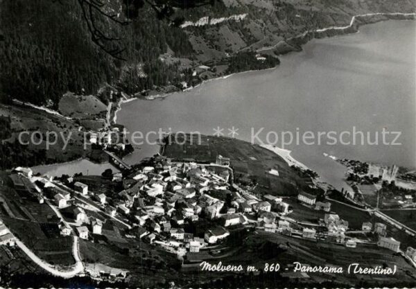 Molveno Panorama veduta aerea