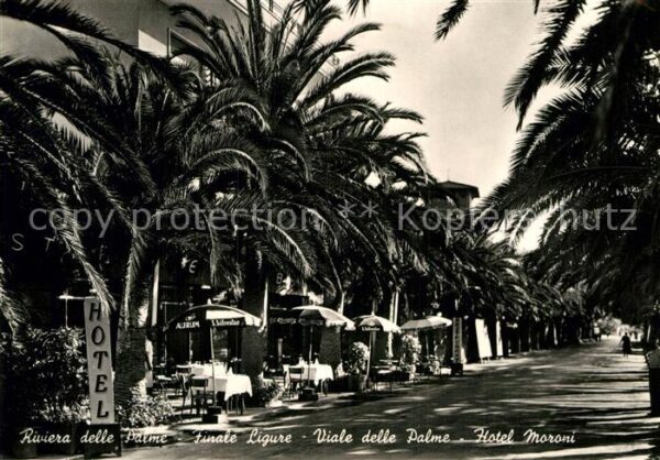 Finale Ligure Viale delle Palme Hotel Maroni Riviera