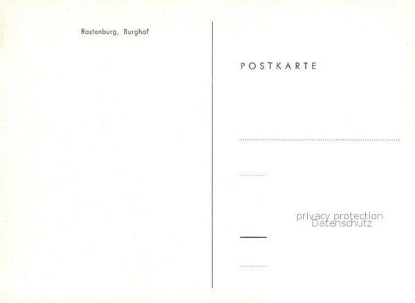 Rastenburg Ostpreussen Burghof – Bild 2