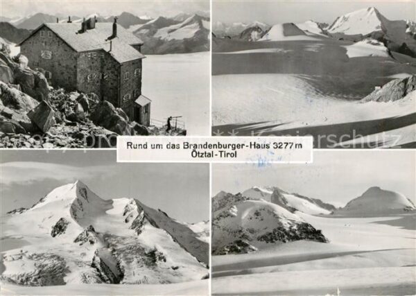 Brandenburgerhaus und Umgebung Winterpanorama Ötztaler Al