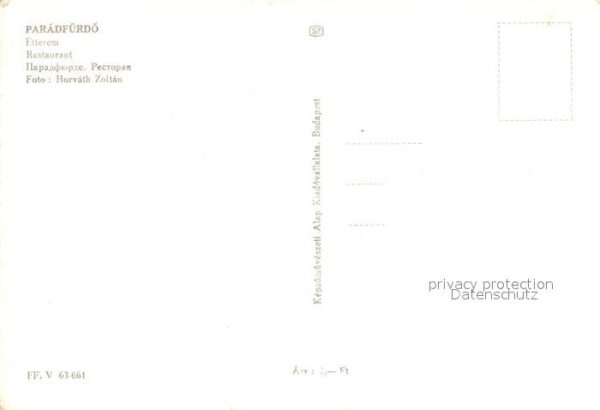 Parádfuerdoe Etterem Restaurant Wandgemälde – Bild 2
