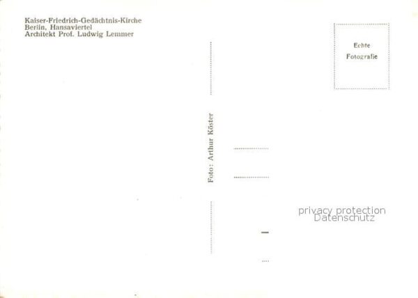 Berlin Kaiser Friedrich Gedächtniskirche im Ha – Bild 2