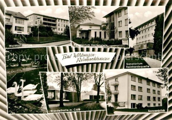 Reinhardshausen Waldsanatorium Schwanenteich Wandelhall