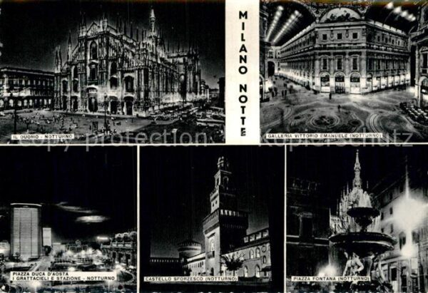 Milano Duomo Galleria Vittorio Emanuele Piazza