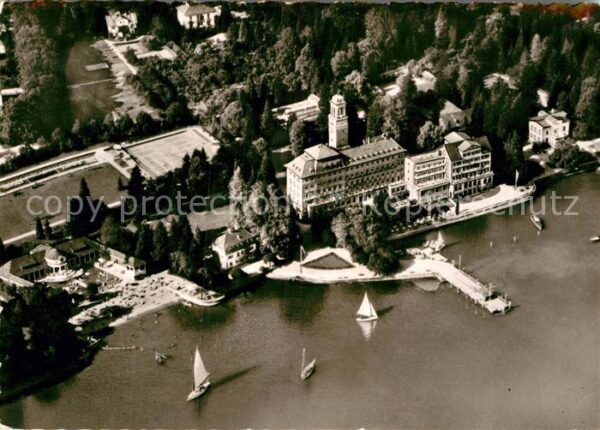 Bad Schachen Lindau Hotel am See Fliegeraufnahme