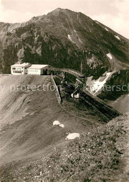 Riezlern Kleinwalsertal Vorarlberg Kanzelwandbahn Bergstation und Hammersp