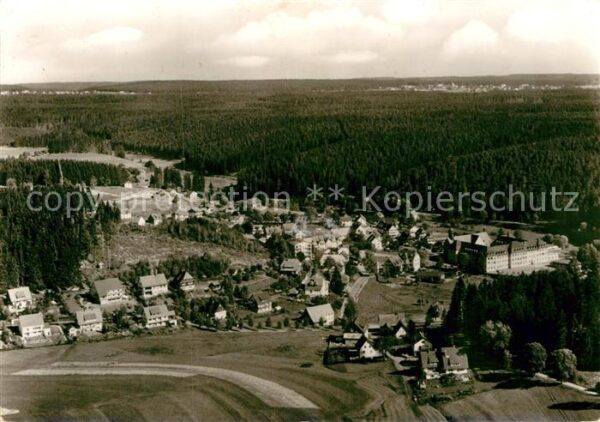 Friedenweiler Luftkurort im Schwarzwald Fliegeraufnah