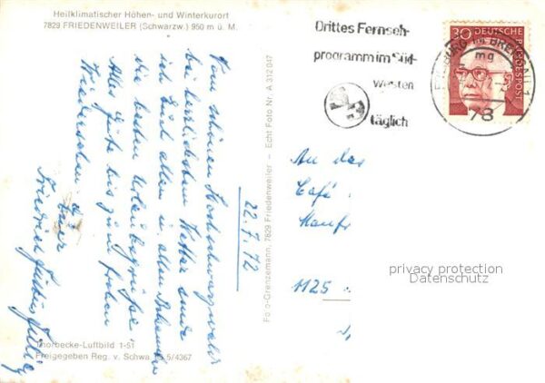 Friedenweiler Luftkurort im Schwarzwald Fliegeraufnah – Bild 2