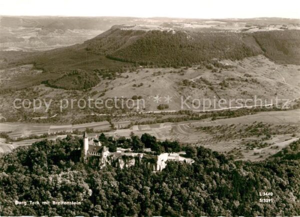 Burg Teck mit Breitenstein Schwäbische Alb Fliege