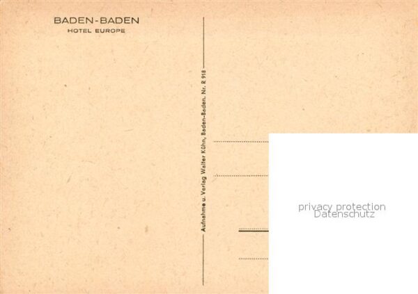 Baden-Baden Hotel Europe – Bild 2