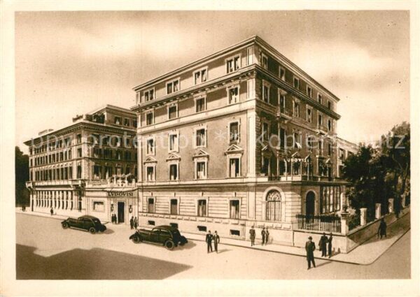 Roma Rom Hotel Ludovisi Illustration