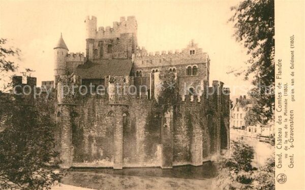 Gand Belgien Chateau des Comtes de Flandre