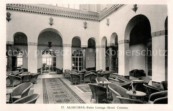 Algeciras Andalucia Patio Lounge Hotel Cristina