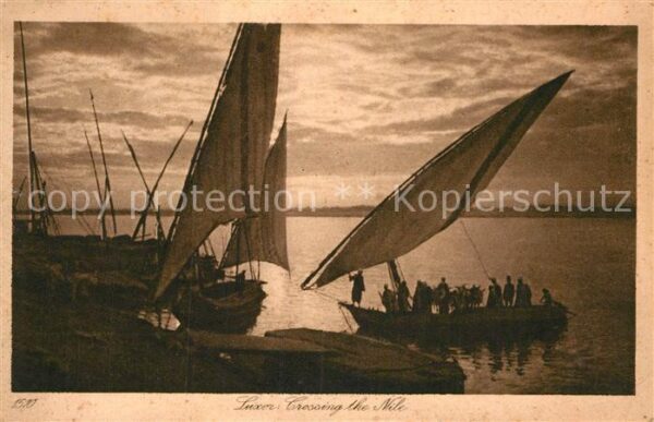 Luxor Louqsor Louksor Crossing the Nile