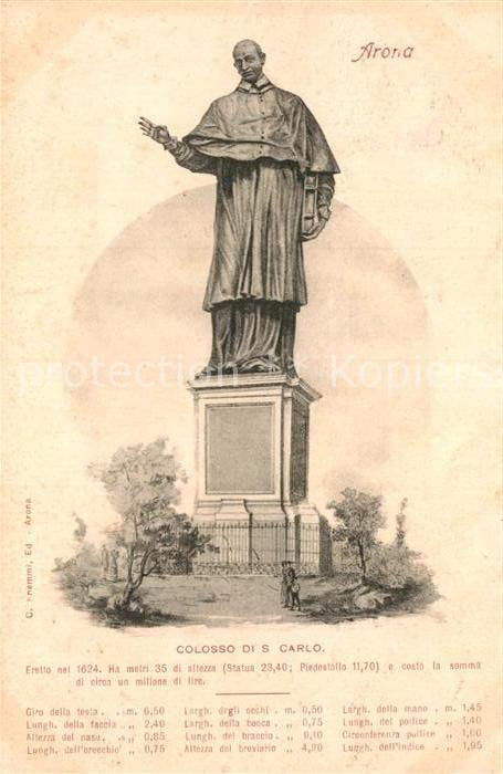 Arona Lago Maggiore Colosso di San Carlo Monumento Statue