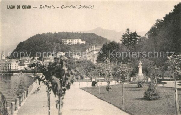 Bellagio Lago di Como Giardini Pubblici Gärten Comer See