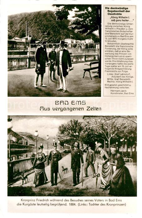 Bad Ems Aus vergangenen Zeiten Geschichte König