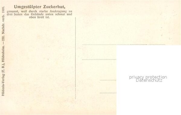 Hildesheim Umgestülpter Zuckerhut und Durchgang Hi – Bild 2