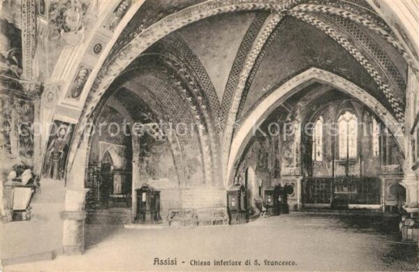 Assisi Umbria Chiesa inferiore di San Francesco