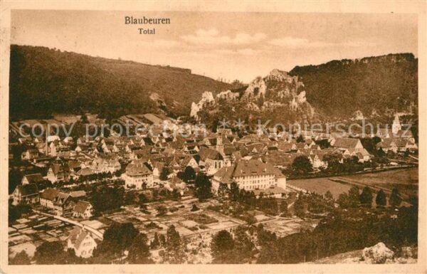 Blaubeuren Panorama Schwäbische Alb