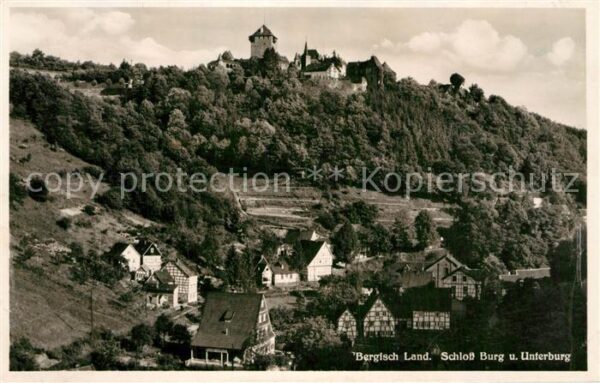 Burg Wupper Schloss Burg und Unterburg Bergisch Lan