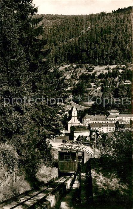 Bad Wildbad Kurort im Schwarzwald Bergbahn