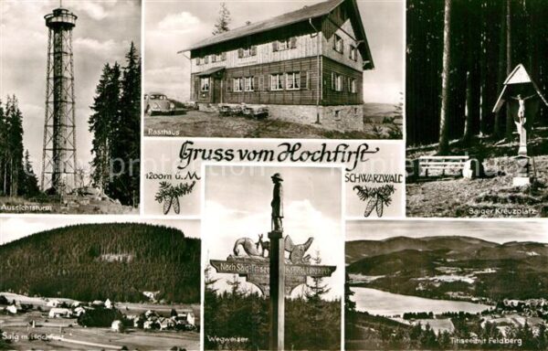 Hochfirst Berg Aussichtsturm Rasthaus Saiger Kreuzplat