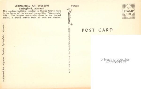 Springfield Missouri Art Museum in Phelps Grove Park – Bild 2
