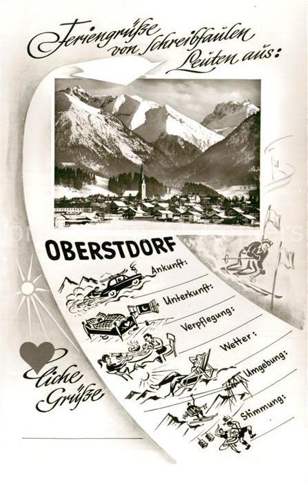 Oberstdorf Gesamtansicht mit Alpenpanorama
