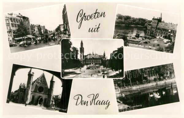 Den Haag Spui Ridderzaal Vredespaleis Buitenhof