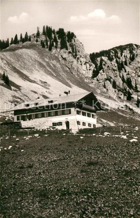 Schoenfeld Huette Berghaus am Jägerkamm gegen Wilde Fräul