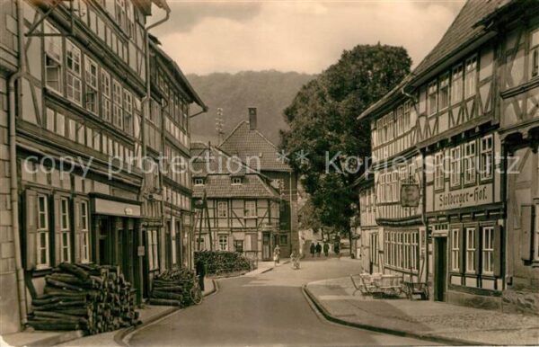 Stolberg Harz Neustadtstrasse Fachwerkhäuser Luftkuro