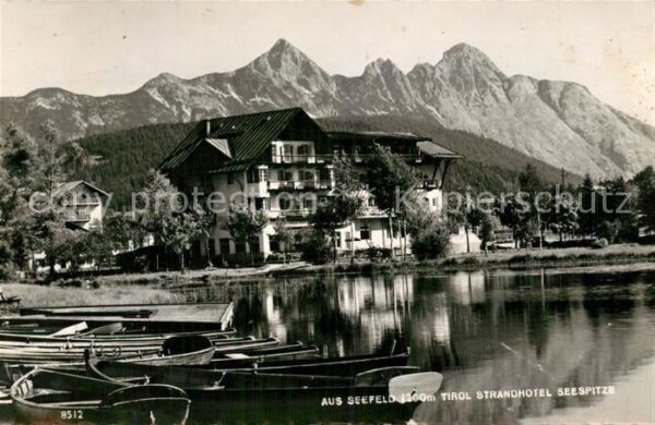 Seefeld Tirol Strandhotel Seespitze Alpen Uferpartie