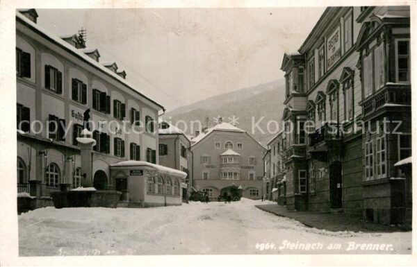 Steinach Brenner Tirol Innenstadt Gasthaus zur Post Brunnen im