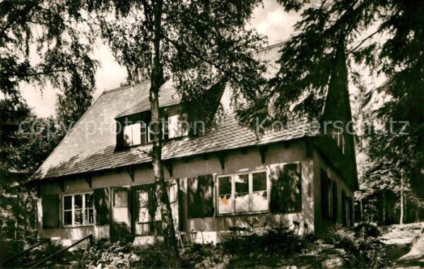 Bad Elster FDGB Volksheilbad Waldcafe Bärenloh