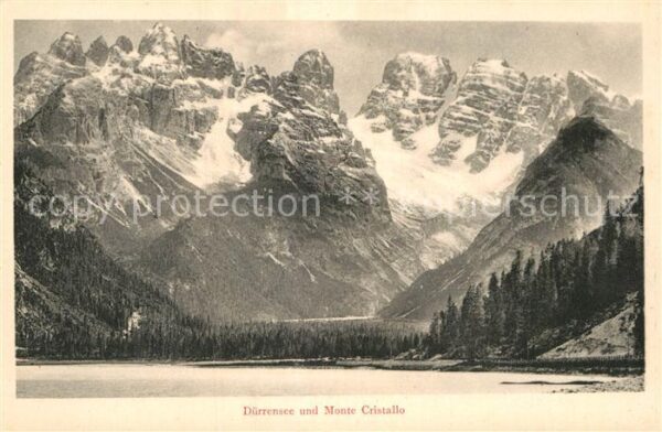 Duerrensee Monte Cristallo