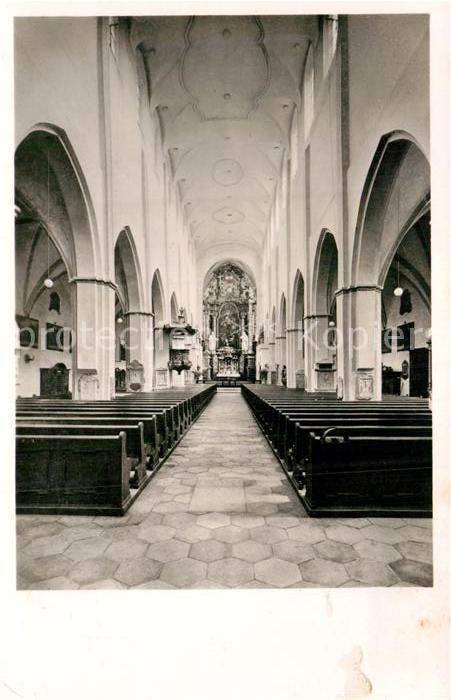Ingolstadt Donau Franziskanerkirche Innenansicht