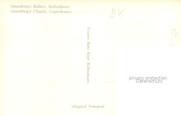 Kobenhavn Grundtvigs Kirken Kirche – Bild 2