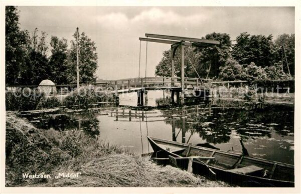 Westzaan Middel Zugbrücke