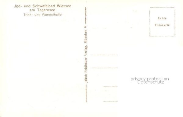Bad Wiessee Trinkhalle Wandelhalle Jodbad Schwefelb – Bild 2